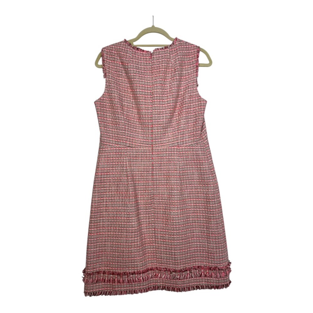 Fringed Sleeveles tweed Dress - Picture 2 of 2
